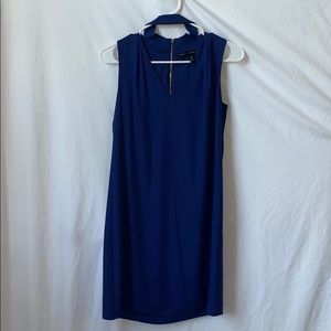 Navy zip up White House Black Market dress 00